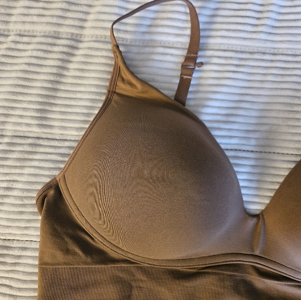 Maidenform Soft Brown Bra Size XL - Picture 3 of 10